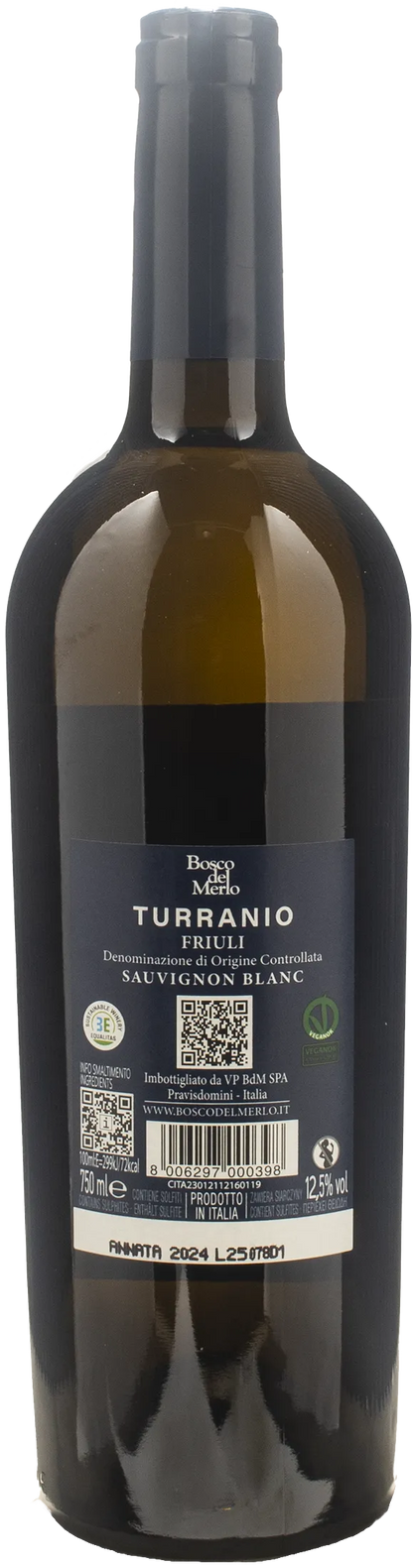 Bosco del Merlo Sauvignon Blanc Turranio 2024