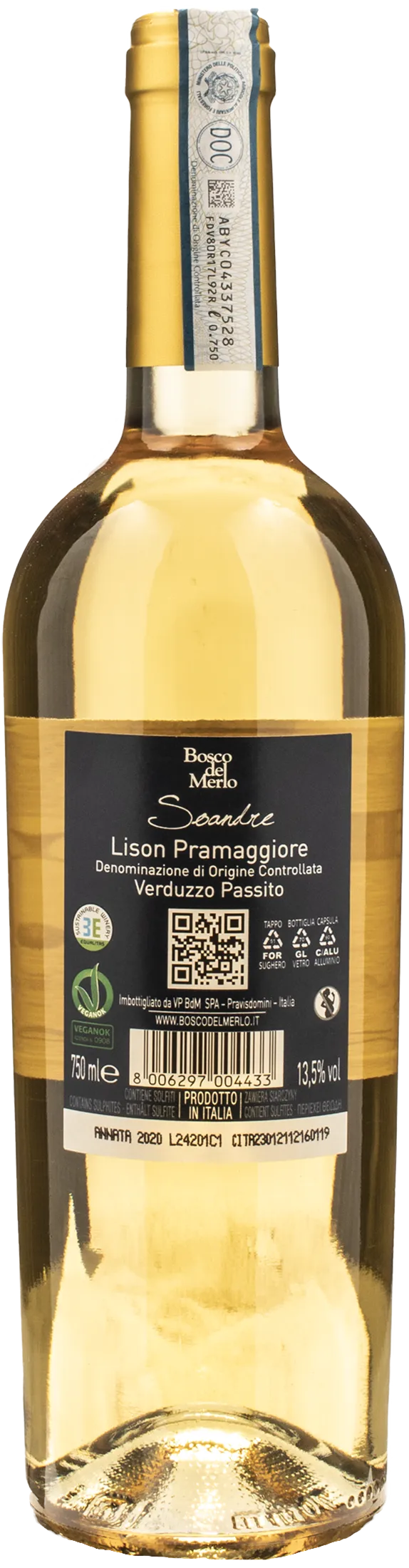 Bosco del Merlo Verduzzo Passito Soandre 2020