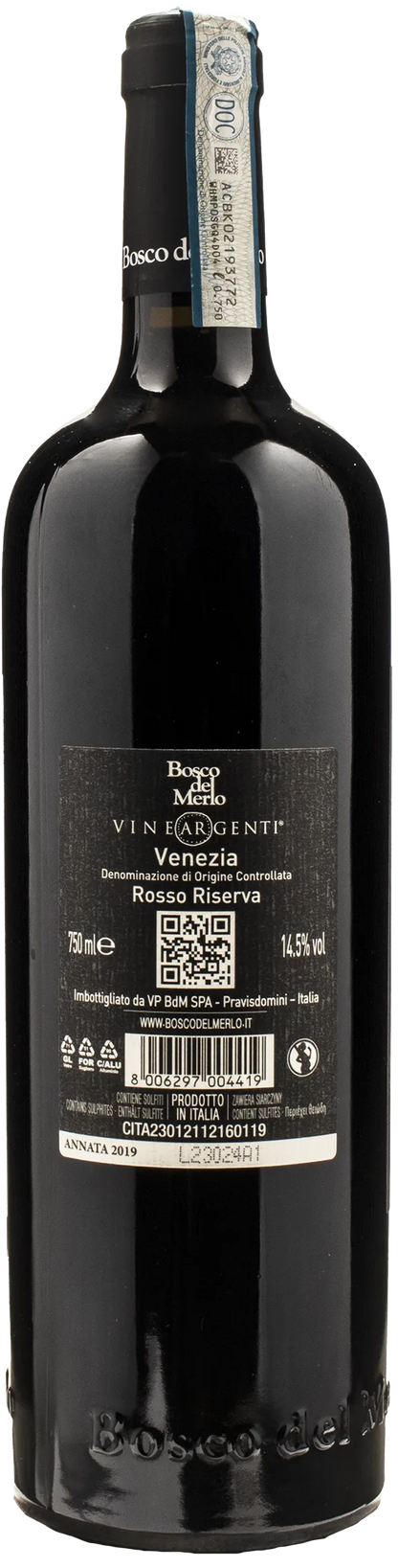 Bosco del Merlo Vineargenti Rosso Riserva 2019