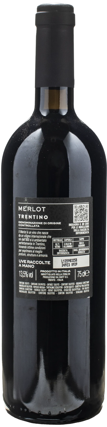 Bottega Vinai Merlot Trentino 2021
