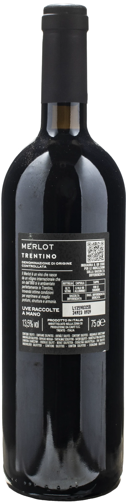 Bottega Vinai Merlot Trentino 2021