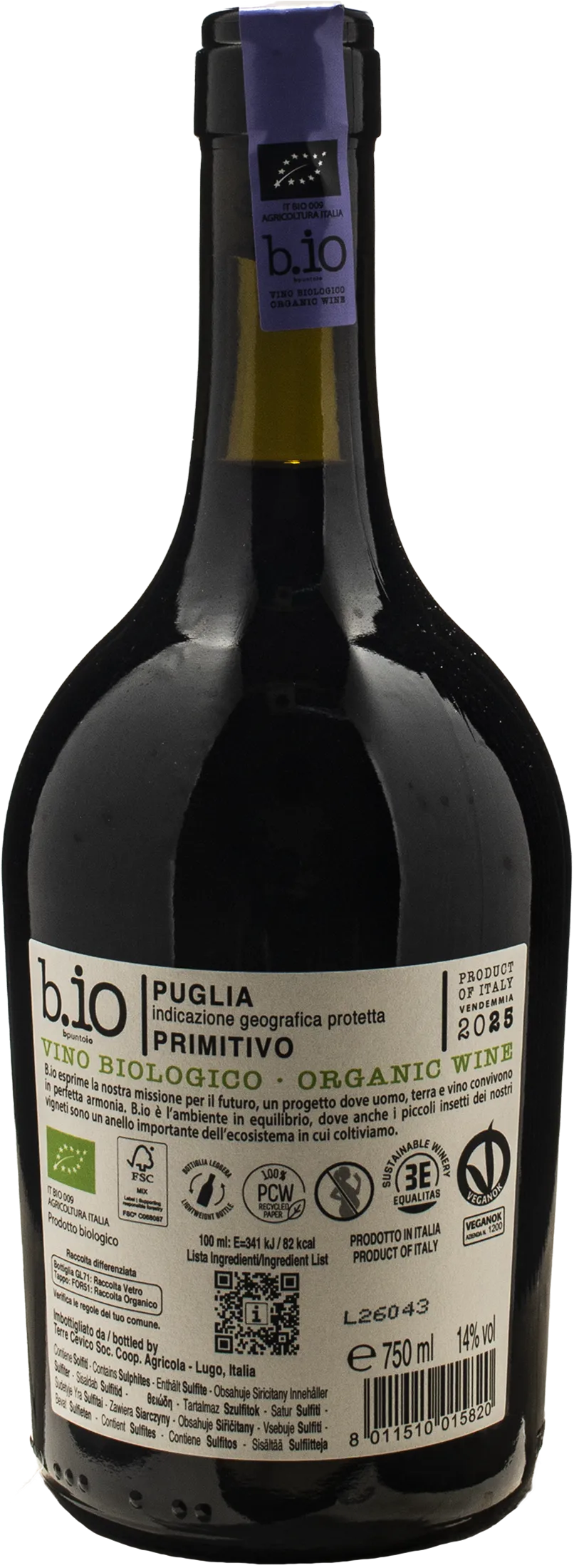 Bpuntoio Puglia Primitivo 2025