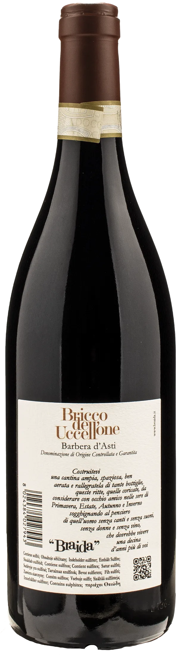 Braida Barbera d'Asti Bricco dell'Uccellone 2020
