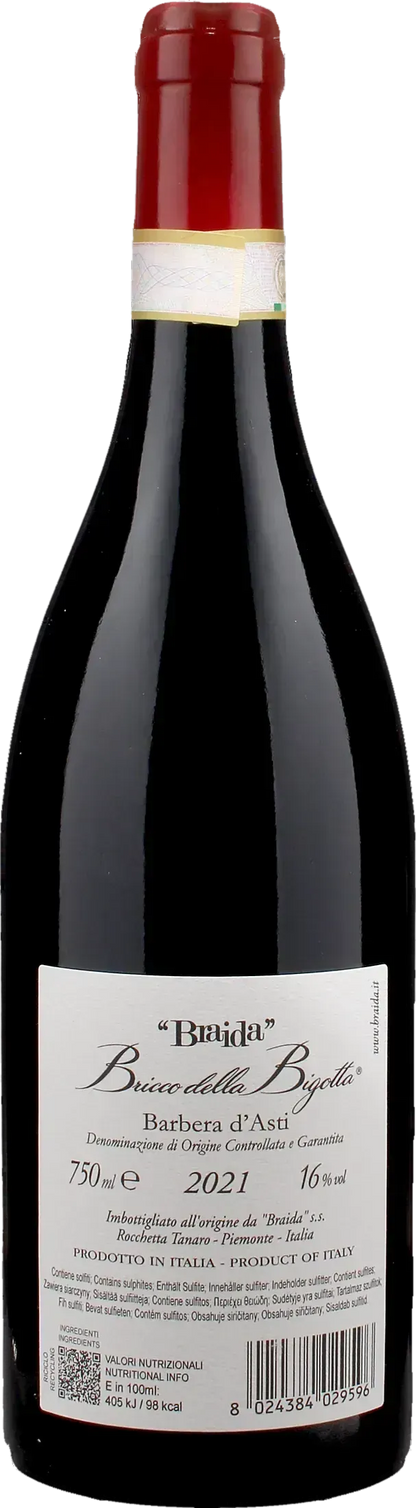 Braida Barbera d'Asti Bricco della Bigotta 2021