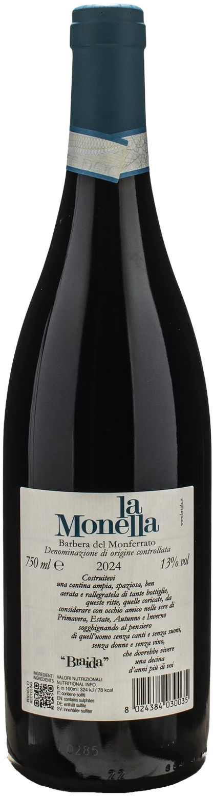 Braida Barbera del Monferrato La Monella 2024