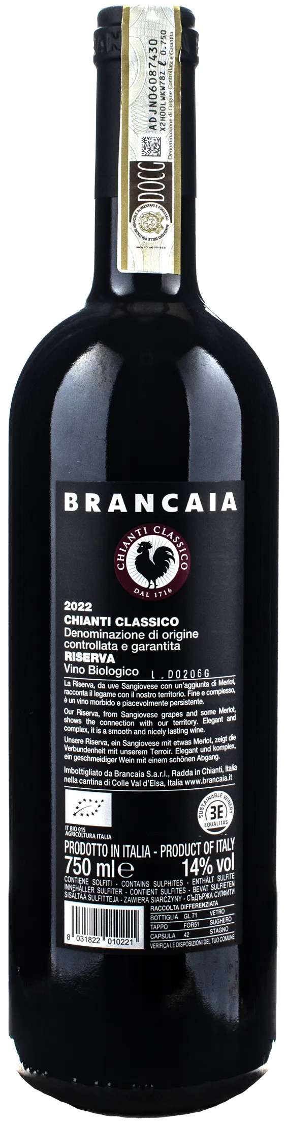 Brancaia Chianti Classico Riserva 2022