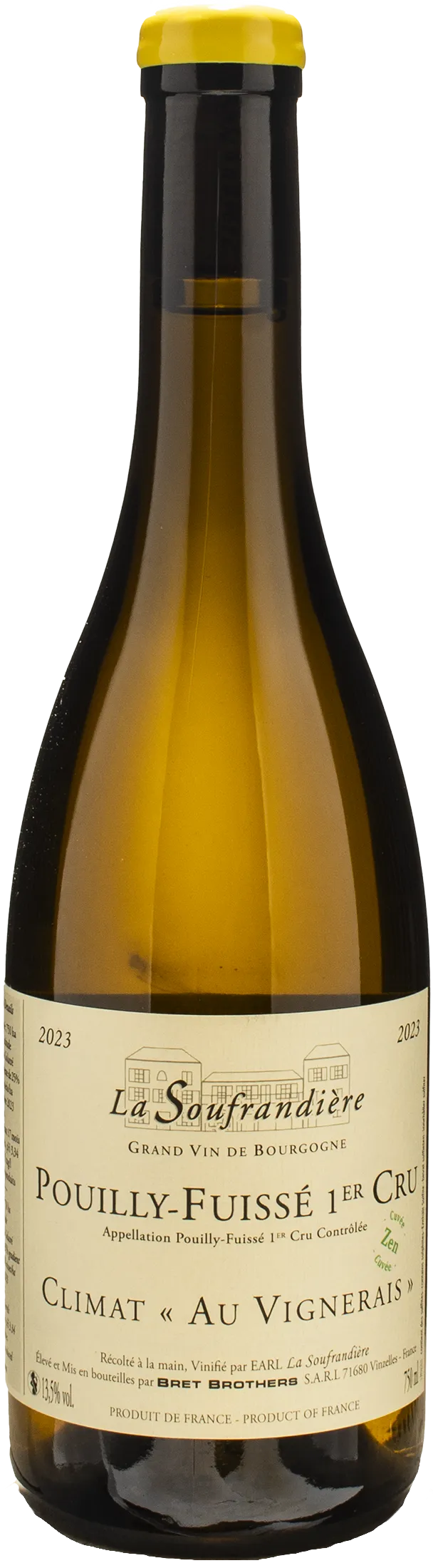Bret Brothers La Soufrandiere Pouilly Fuisse 1er Cru Climat Au Vignerais 2023