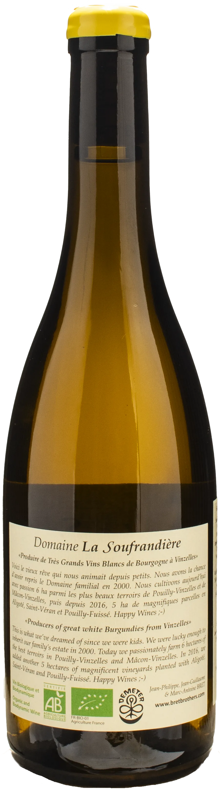 Bret Brothers La Soufrandiere Pouilly Fuisse 1er Cru Climat Au Vignerais 2023