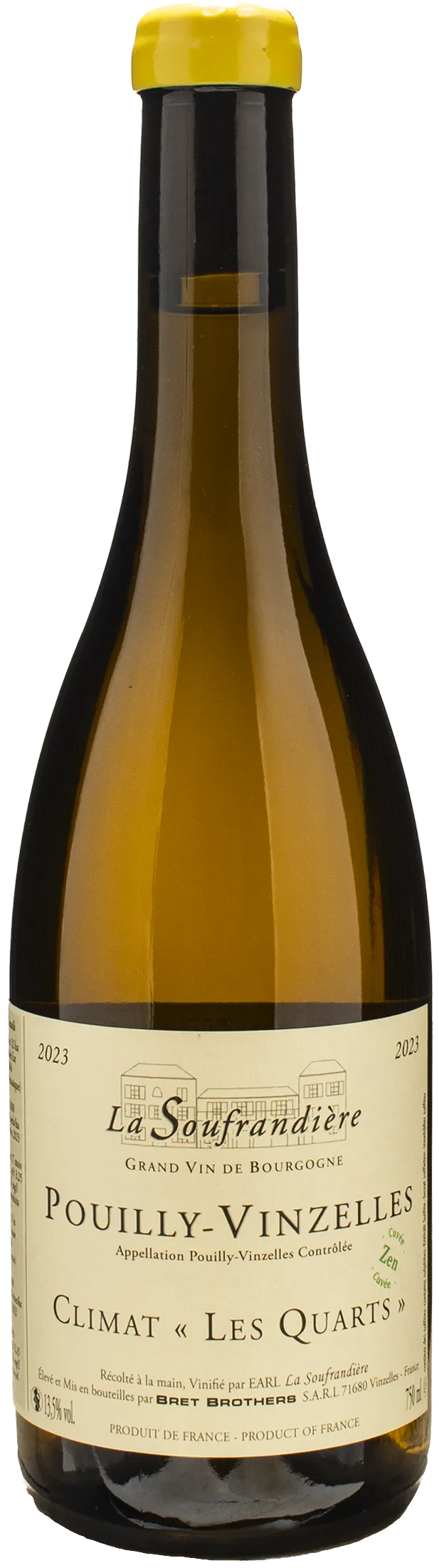 Bret Brothers La Soufrandiere Pouilly Vinzelles Les Quarts 2023