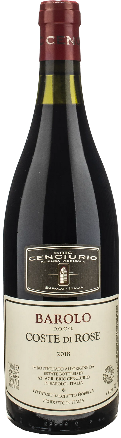 Bric Cencurio Barolo Coste di Rose 2018