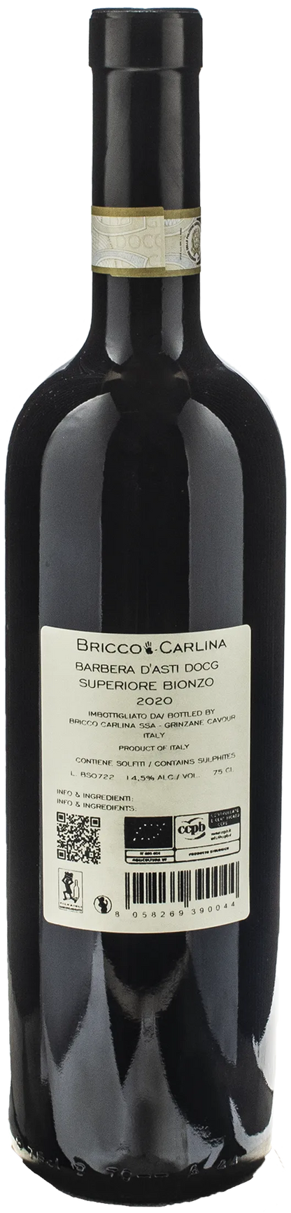 Bricco Carlina Bionzo Barbera d'Asti Superiore 2020