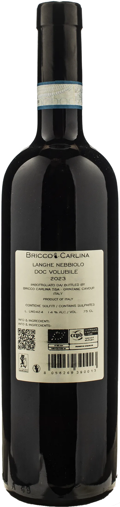 Bricco Carlina Langhe Nebbiolo Volubile 2023