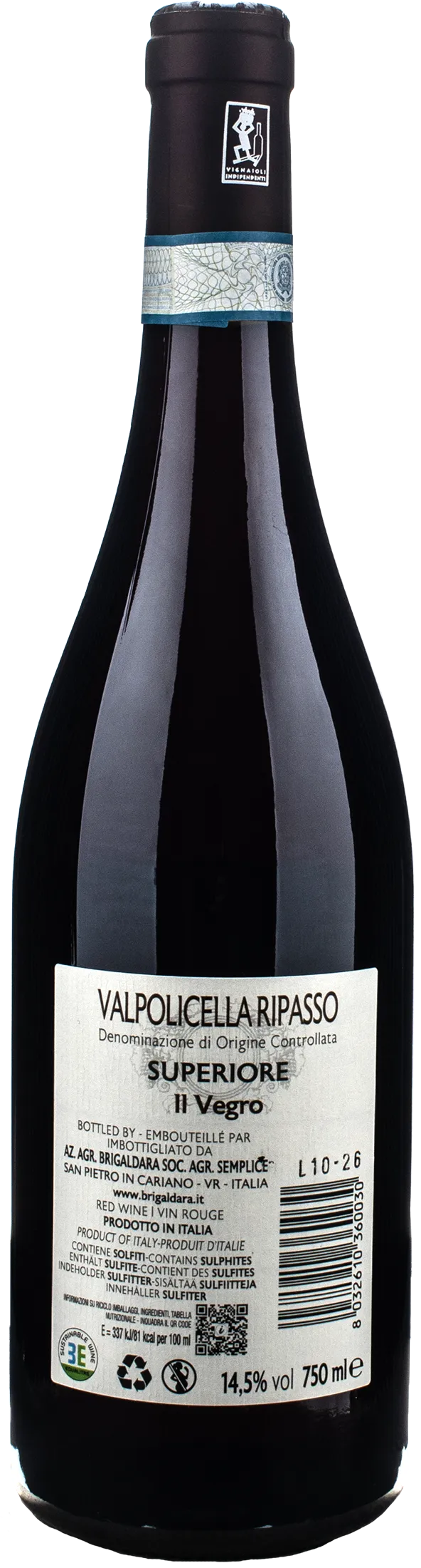 Brigaldara Valpolicella Ripasso Superiore Il Vegro 2024