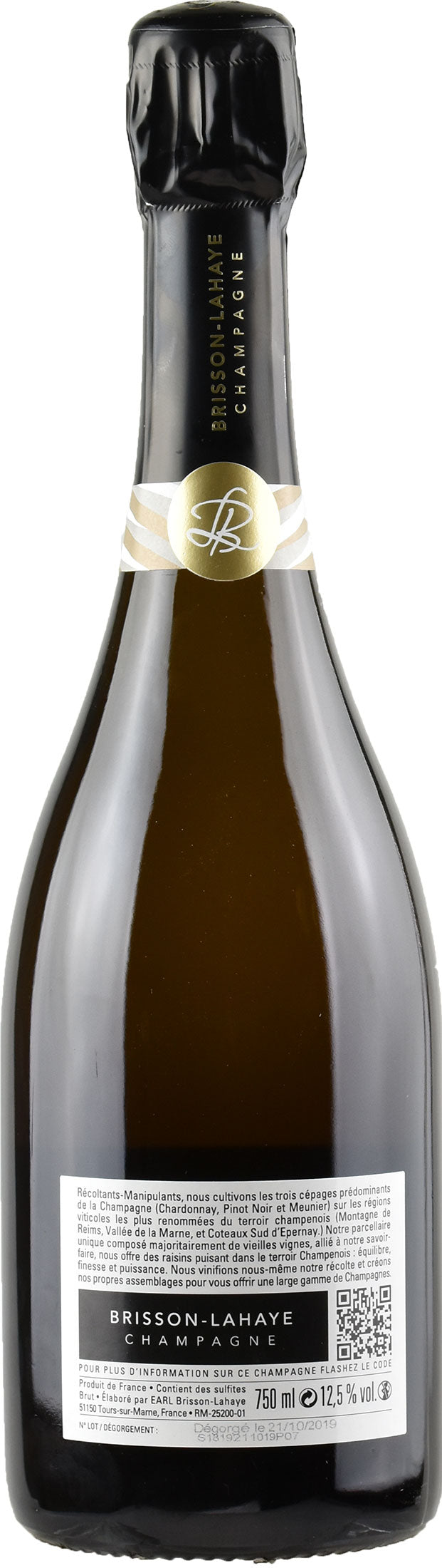 Brisson Lahaye Champagne La Sentimental 1er Cru Blanc de Blancs Brut