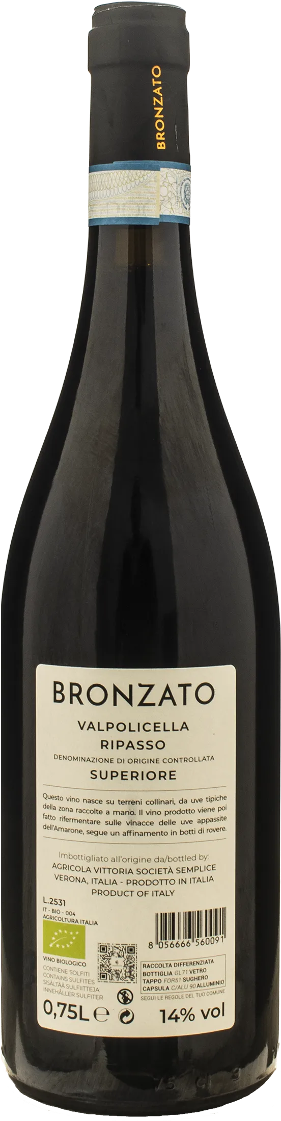 Bronzato Valpolicella Ripasso Superiore 2022