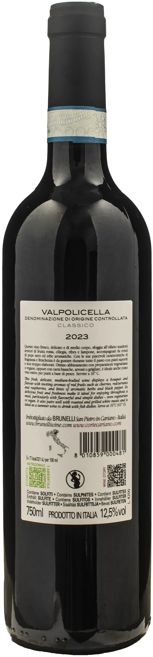 Brunelli Valpolicella Classico 2023