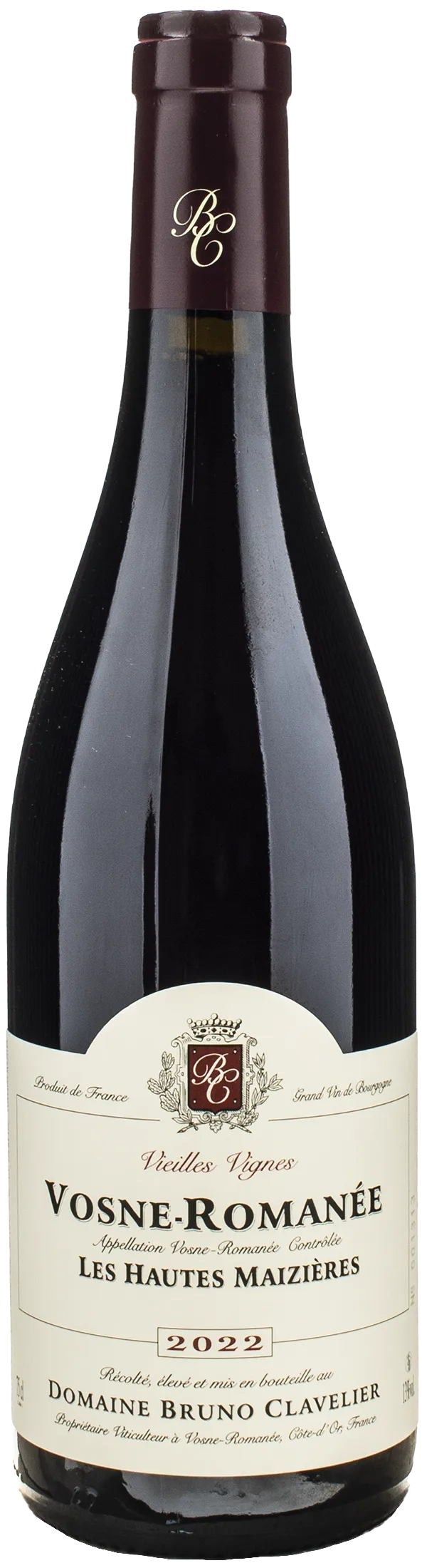 Bruno Clavelier Vosne Romanee Les Hautes Maizieres 2022
