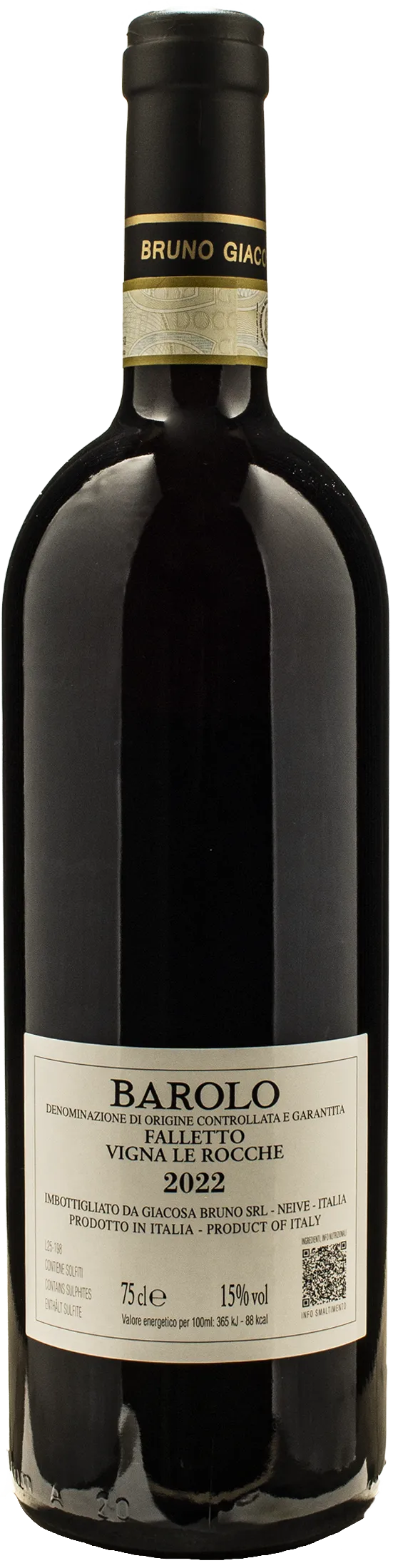 Bruno Giacosa Barolo Falletto Vigna Le Rocche 2022