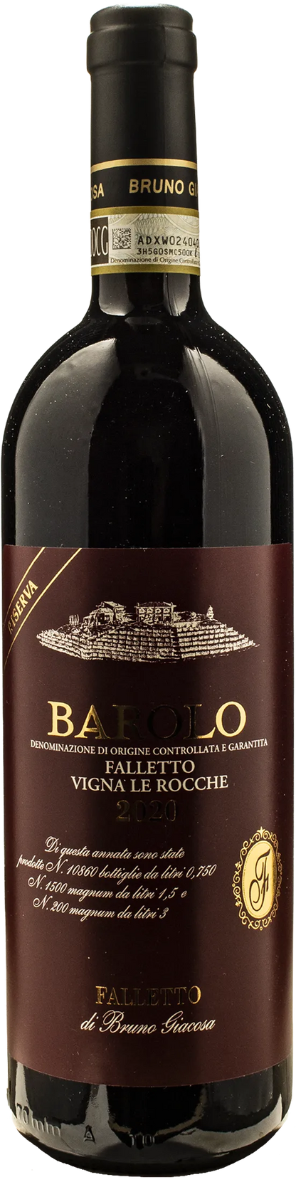 Bruno Giacosa Barolo Falletto Vigna Le Rocche Riserva 2020