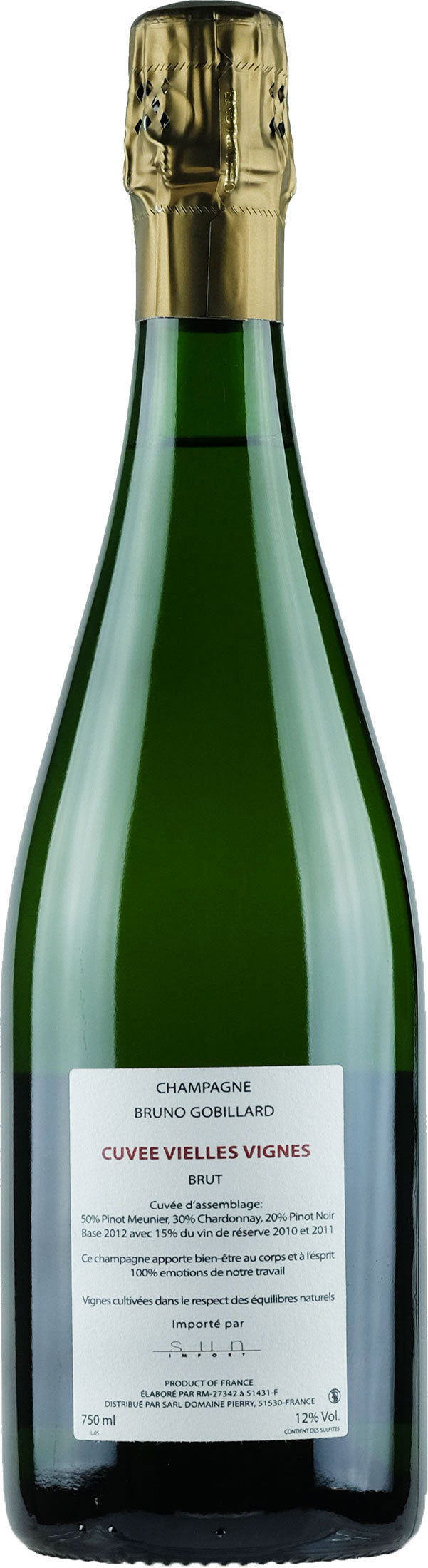 Bruno Gobillard Champagne Cuvée Vieilles Vignes Brut