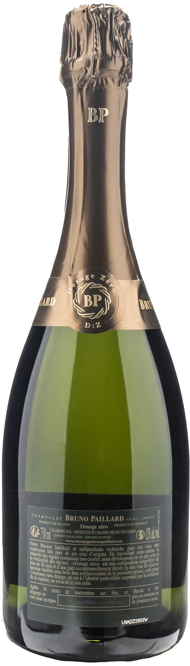 Bruno Paillard Champagne Dosage Zéro