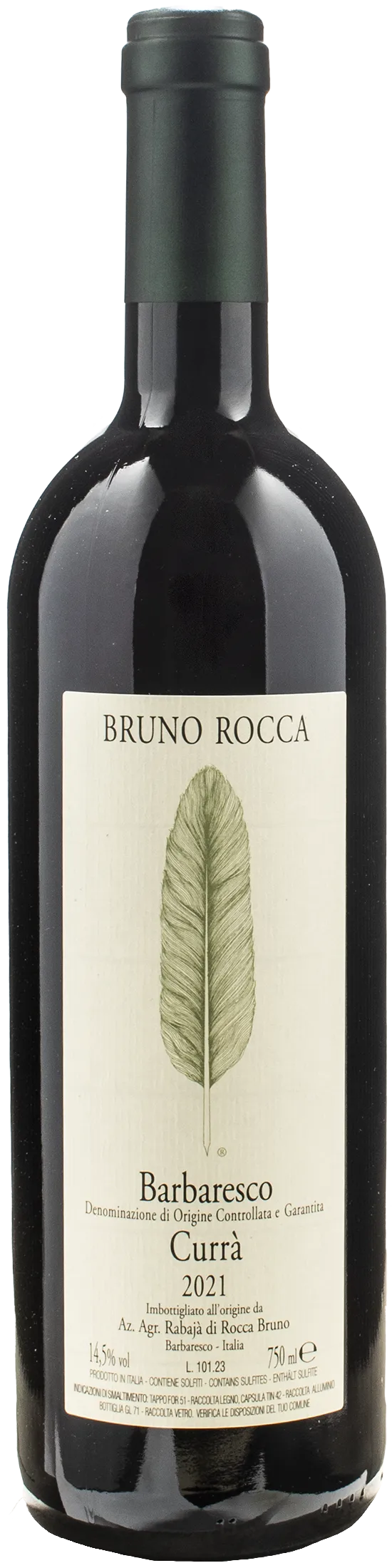 Bruno Rocca Barbaresco Curra 2021