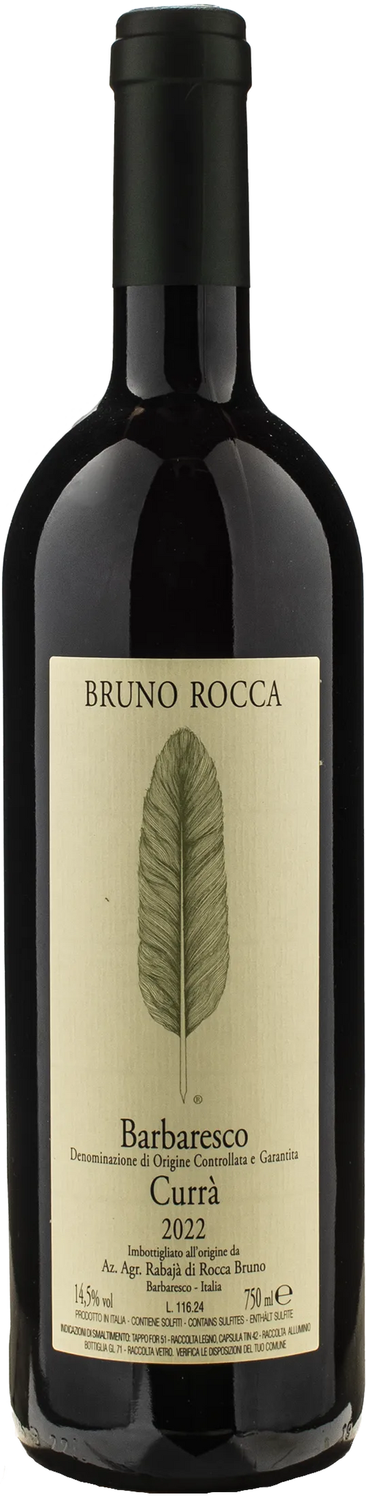 Bruno Rocca Barbaresco Curra 2022