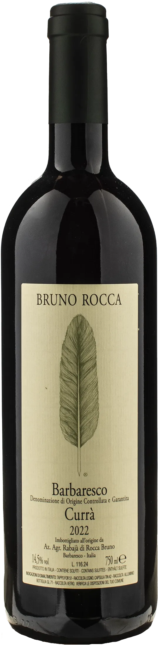 Bruno Rocca Barbaresco Curra 2022
