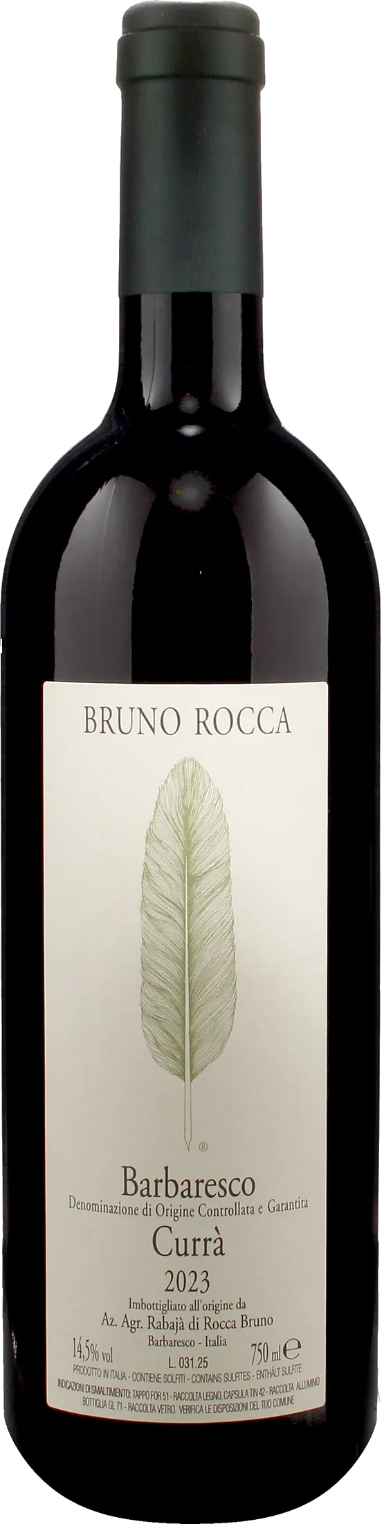 Bruno Rocca Barbaresco Curra 2023