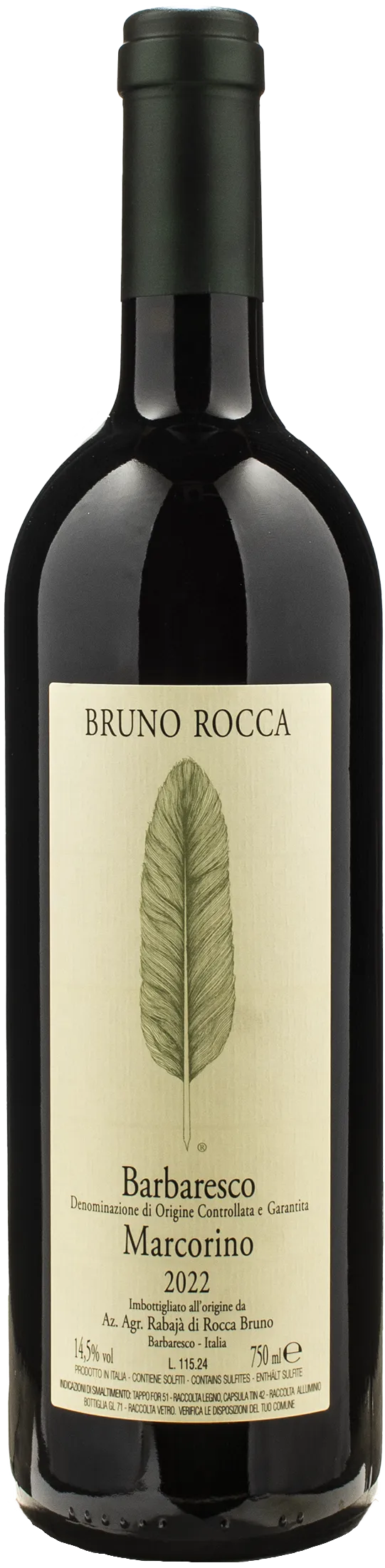 Bruno Rocca Barbaresco Marcorino 2022