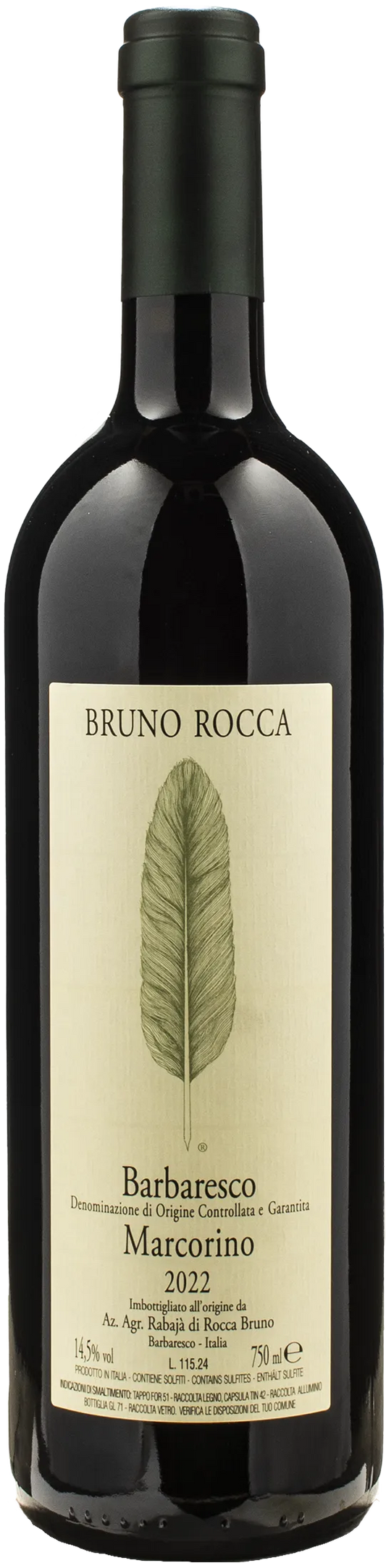 Bruno Rocca Barbaresco Marcorino 2022