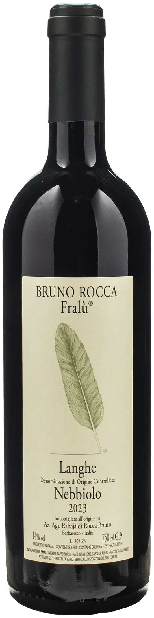 Bruno Rocca Langhe Nebbiolo Fralu 2023