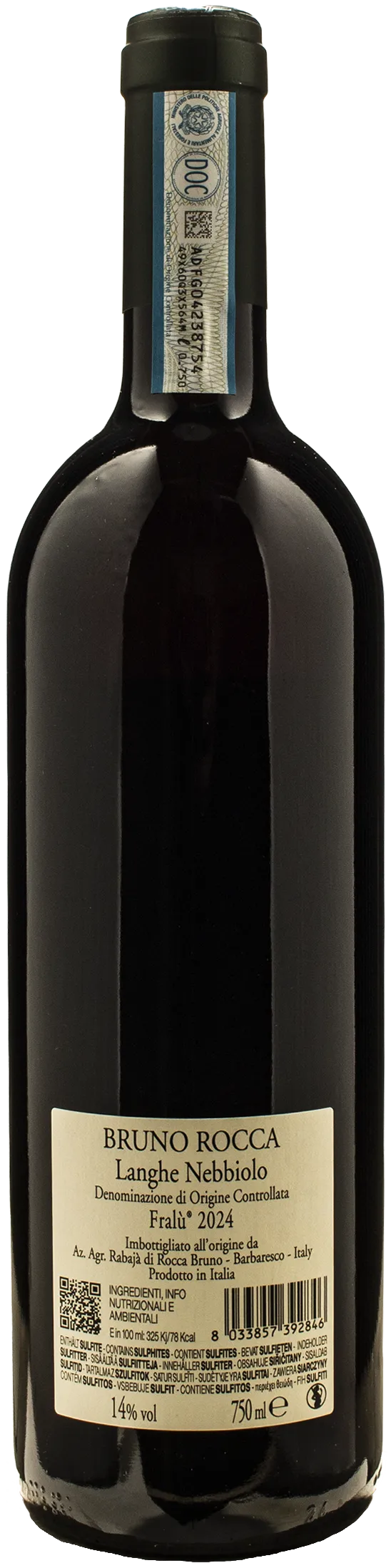 Bruno Rocca Langhe Nebbiolo Fralu 2024