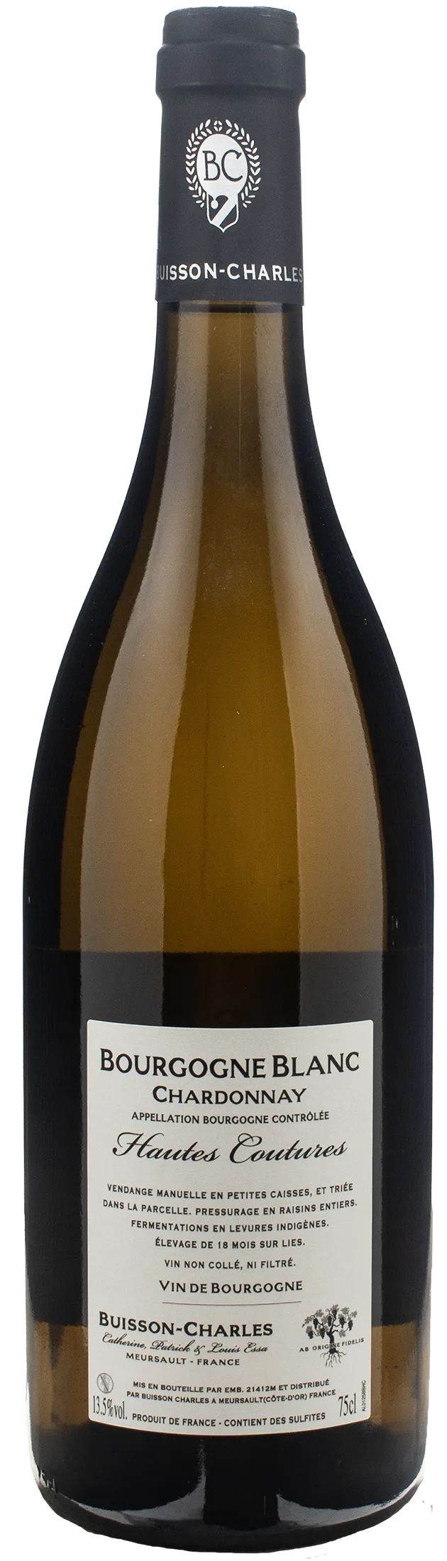 Buisson Charles Bourgogne Chardonnay Hautes Coutures 2023
