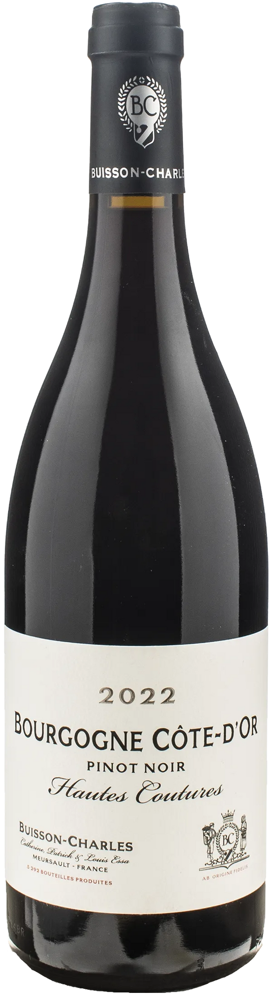Buisson Charles Bourgogne Pinot Noir Hautes Coutures 2022