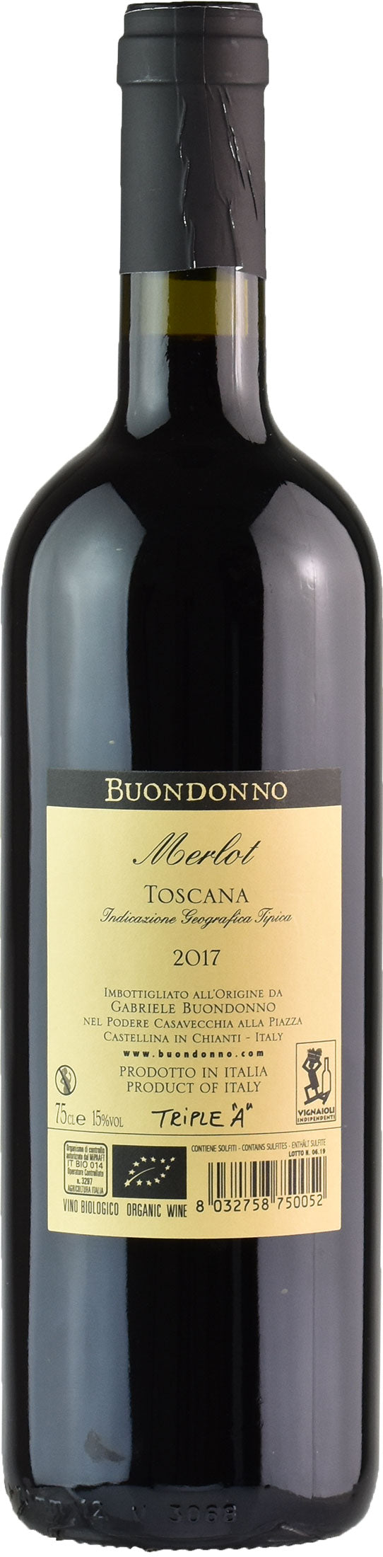 Buondonno Merlot 2017