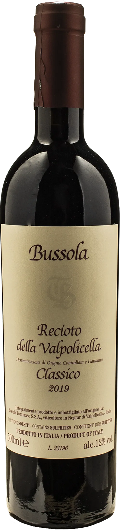 Tommaso Bussola Recioto della Valpolicella Classico 0.5L 2019