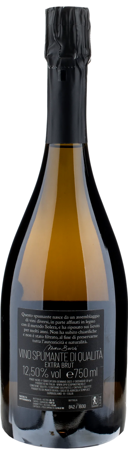 Buvoli Super Sei Metodo Classico Blanc de Noirs Extra Brut