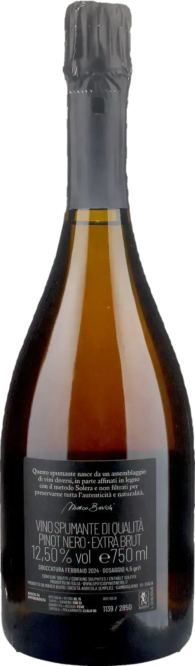 Buvoli Metodo Classico QuattroSolera Extra Brut