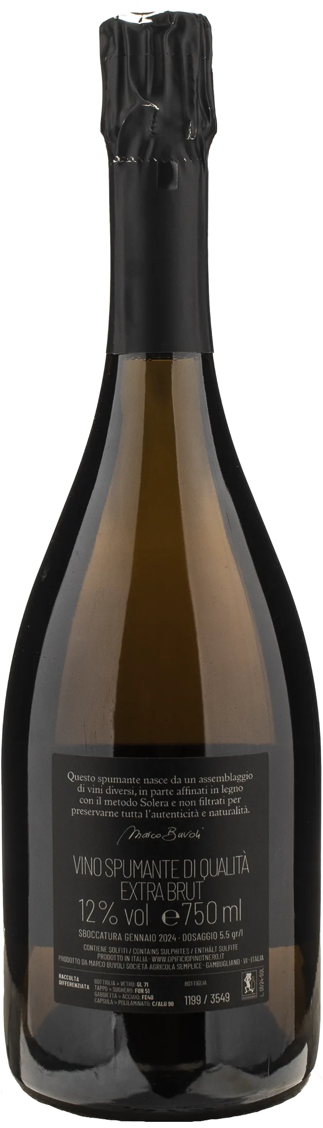 Buvoli Metodo Classico Solera Extra Brut