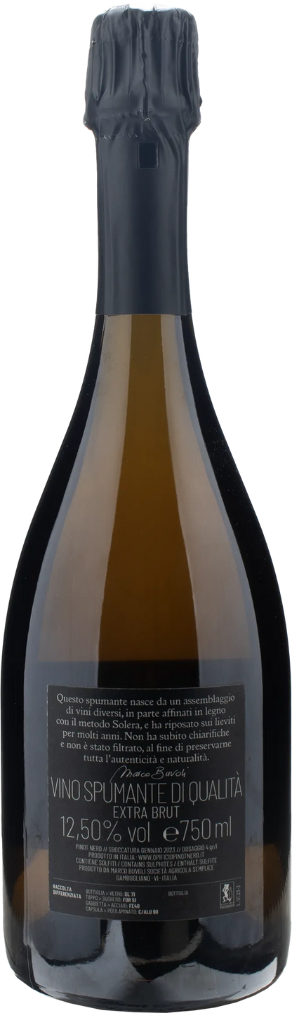 Buvoli Tre Blanc De Noirs Metodo Classico Extra Brut