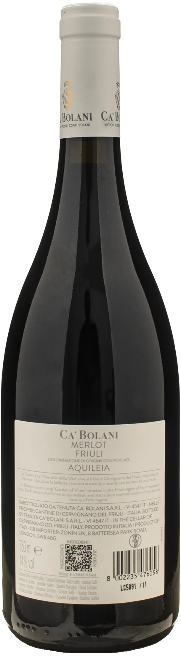 Ca Bolani Aquileia Merlot 2023