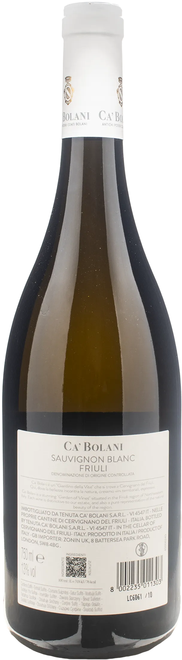 Ca Bolani Sauvignon Blanc 2025