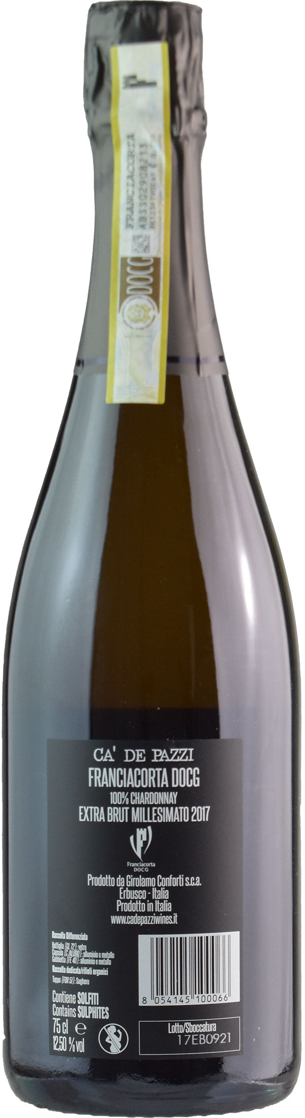 Ca' de Pazzi Franciacorta Extra Brut Millesimato 2017