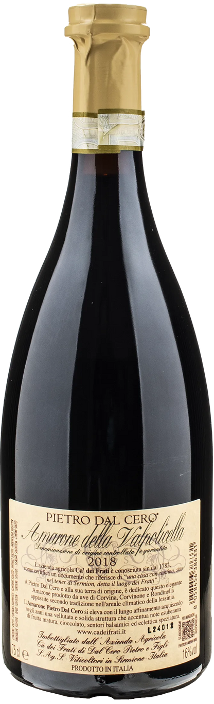 Ca' dei Frati Amarone della Valpolicella Pietro Dal Cero 2018
