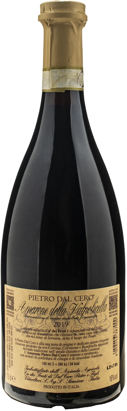 Ca dei Frati Amarone della Valpolicella Pietro Dal Cero 2019