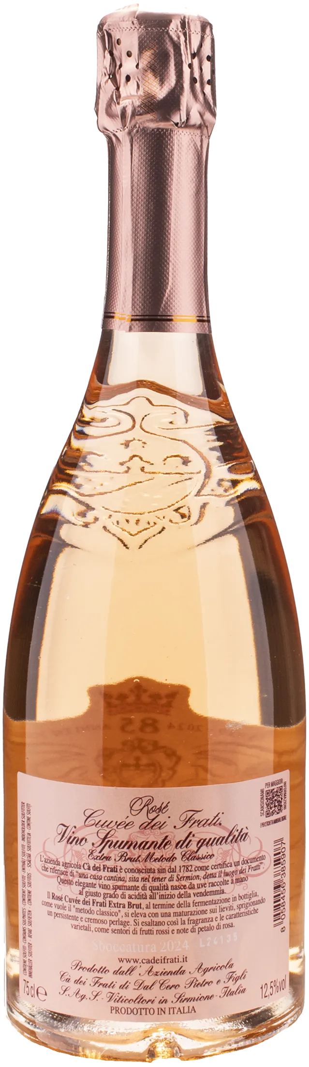 Ca' dei Frati Cuvée dei Frati Extra Brut Rosé Metodo Classico
