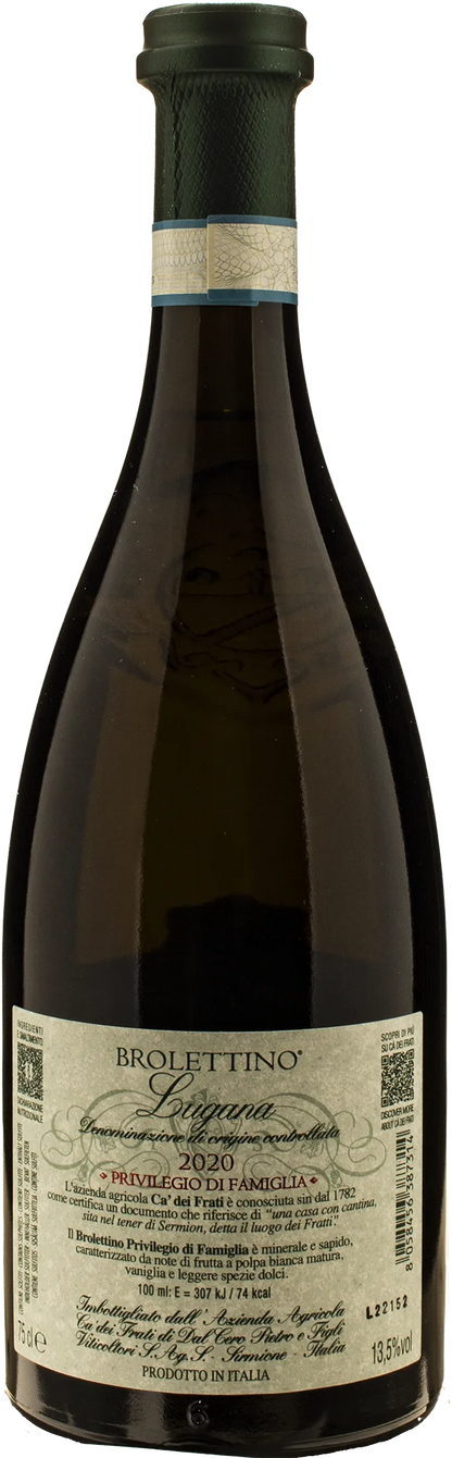 Ca dei Frati Lugana Privilegio di Famiglia Brolettino 2020