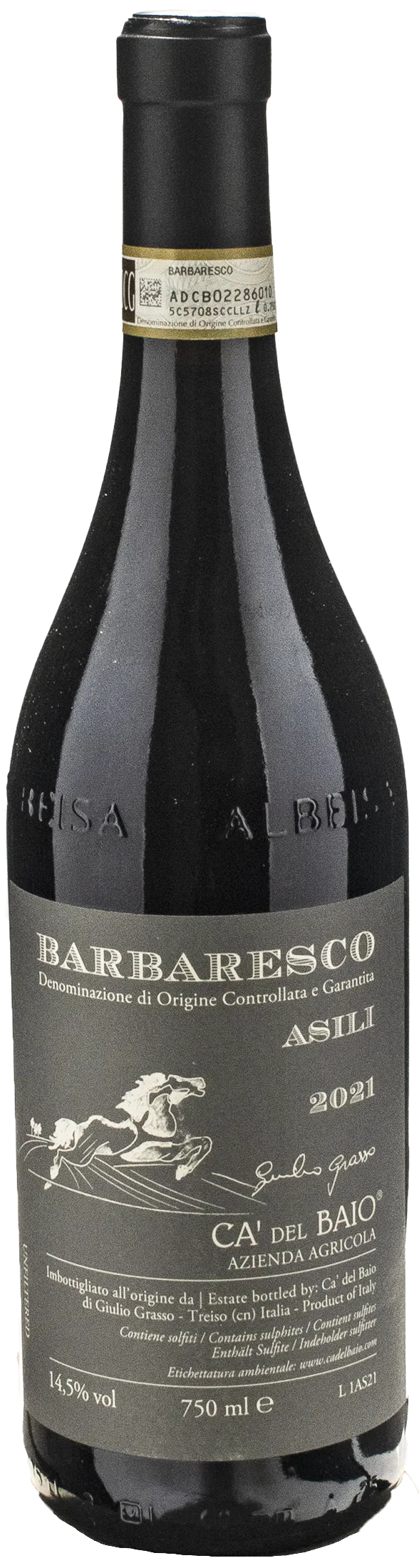 Ca del Baio Barbaresco Asili 2021