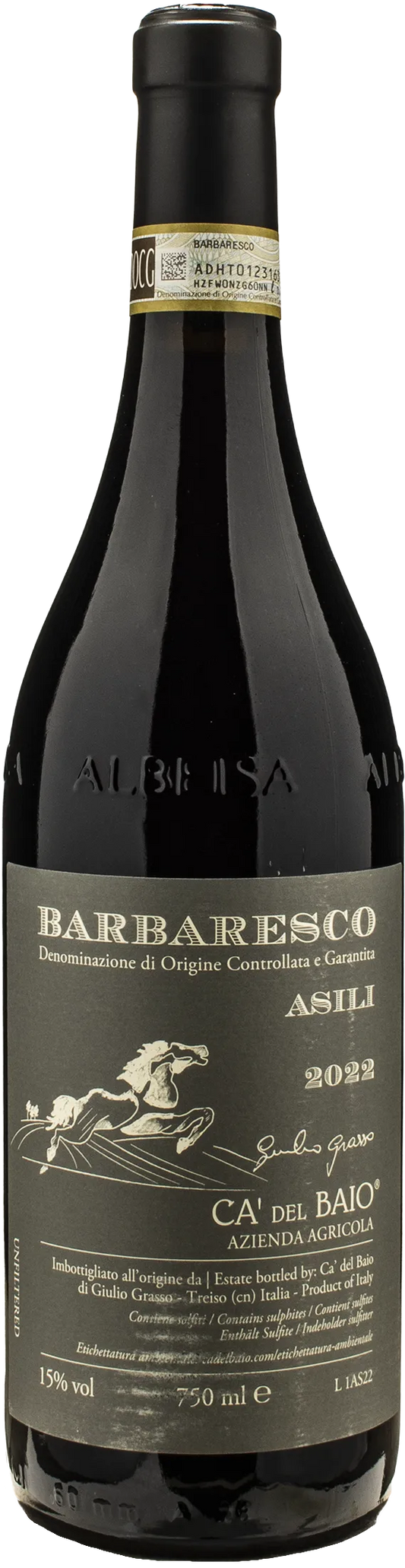 Ca del Baio Barbaresco Asili 2022